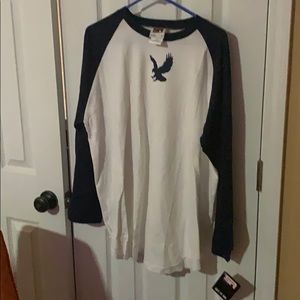 Auburn tigers war Eagle raglan jersey shirt